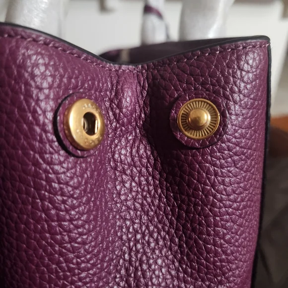 NWT Marc Jacobs Gotham East-West Leather Tote/ Crossbody Bag- Iris Color$575 - Picture 10 of 10